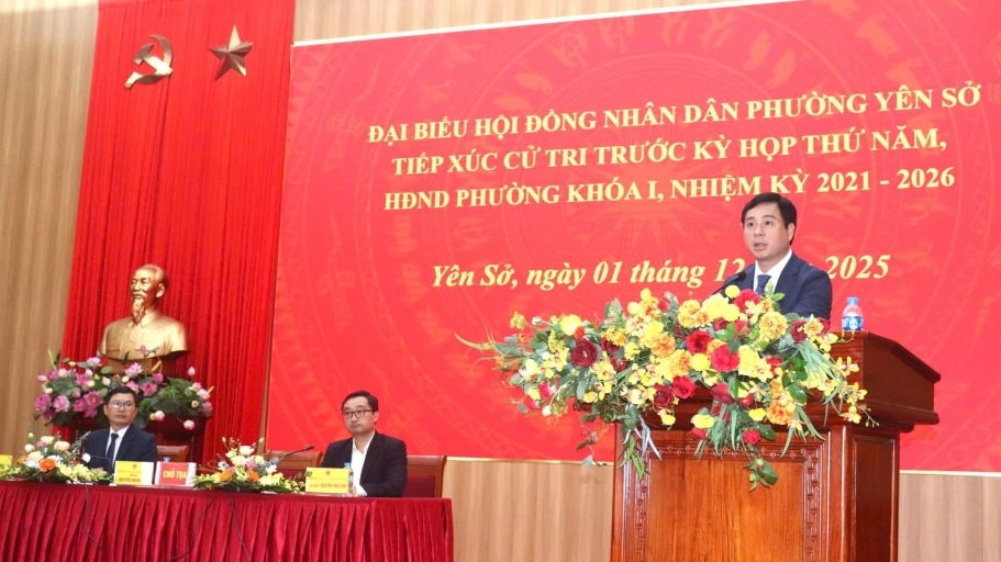 Phường Yên Sở siết kỷ cương, không để cử tri kiến nghị kéo dài