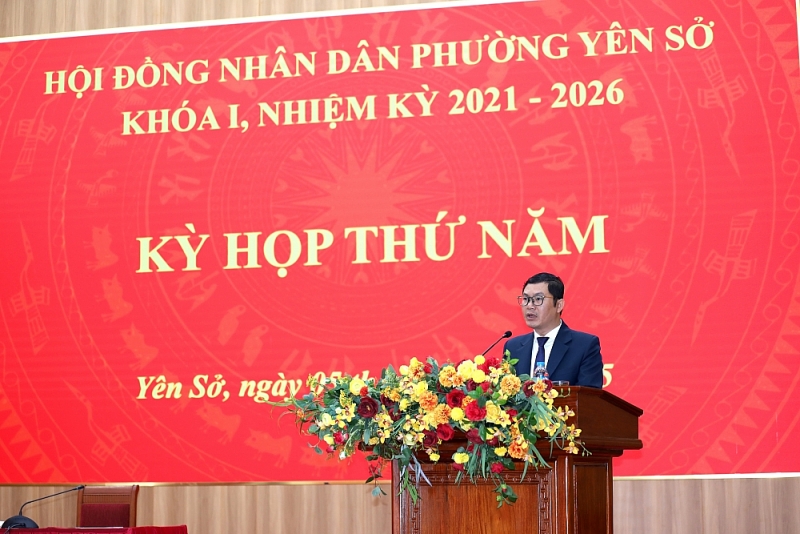 Trần Hoàng Kim - Phó Chủ tịch HĐND phường Yên Sở