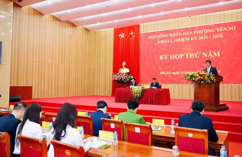 Phường Yên Sở quyết tâm đưa nghị quyết HĐND vào cuộc sống