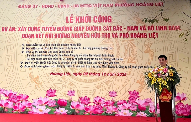 Hoàng Liệt khởi công tuyến đường ven hồ Linh Đàm nối Nguyễn Hữu Thọ - Hoàng Liệt Hoàng Liệt khởi công tuyến đường ven hồ Linh Đàm nối Nguyễn Hữu Thọ - Hoàng Liệt