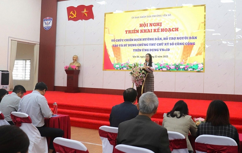 Yên Sở phát động 90 ngày đêm chuyển đổi số, gỡ “điểm nghẽn” đô thị