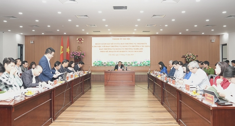 Thành viên đoàn giám sát nêu ý kiến