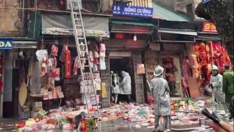 Không có người thiệt hại trong vụ cháy nhà ở Hàng Mã