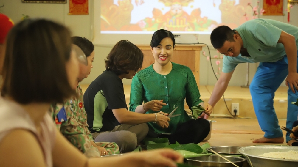 Tết về với cán bộ, nhân viên Bệnh viện Dã chiến 2.4 ở Nam Sudan