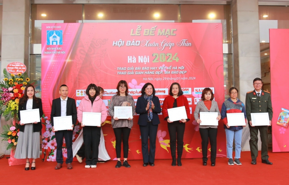 Báo Tuổi trẻ Thủ đô đoạt 2 giải B tại Hội báo Xuân Giáp Thìn