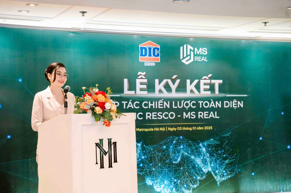 DIC Resco và MS Real ký kết hợp tác chiến lược toàn diện