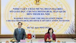 Sở GD-ĐT Hà Nội đón Đoàn giáo viên, học sinh tỉnh Chungcheongbuk