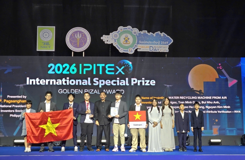 iệt Nam đã ghi dấu ấn mạnh mẽ tại IPITEx 2026 với hàng loạt thành tích xuất sắc: