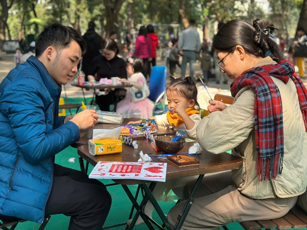 Ngỡ ngàng trước không gian sáng tạo Công viên Thống nhất