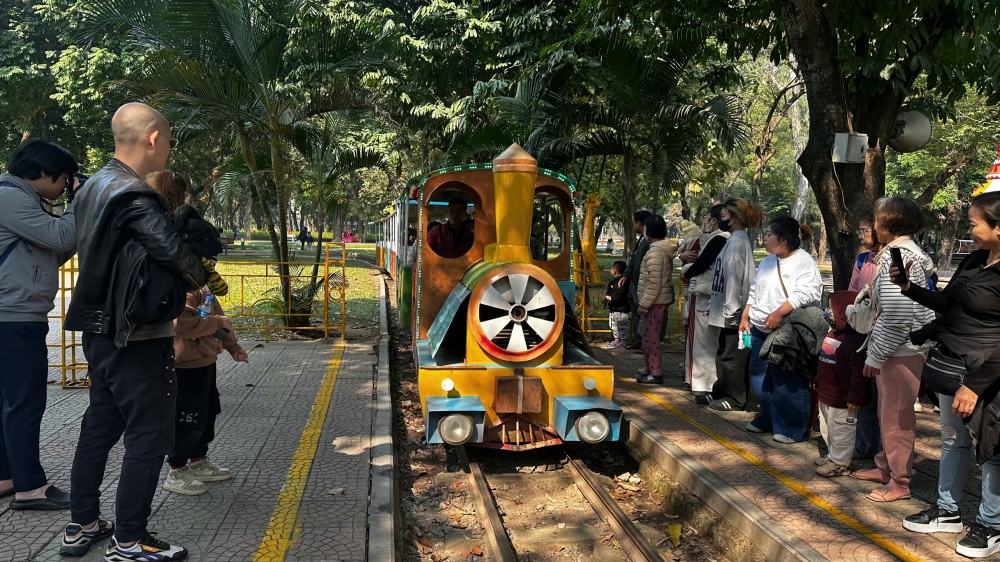 Ngỡ ngàng trước không gian sáng tạo Công viên Thống nhất