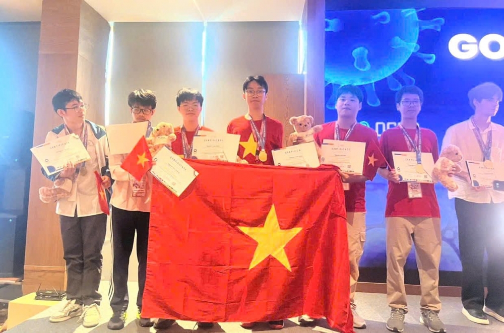 Đoàn học sinh Việt Nam gặt hái nhiều thành tích cao tại Kỳ thi Olympic Hóa học Châu Á
