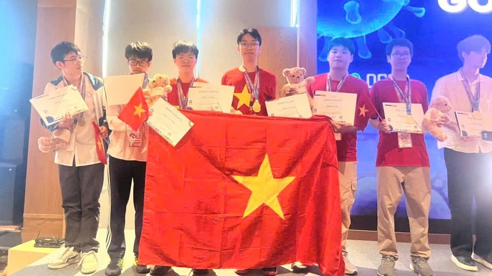 Đoàn học sinh Việt Nam gặt hái nhiều thành tích cao tại Kỳ thi Olympic Hóa học Châu Á