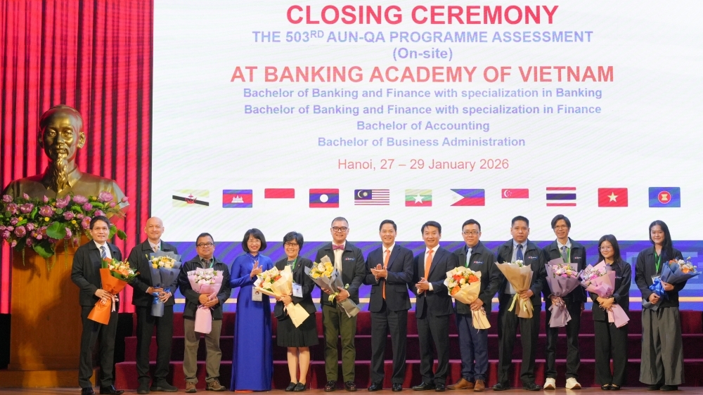 Học viện Ngân hàng kiểm định 4 chương trình đào tạo theo tiêu chuẩn quốc tế AUN-QA