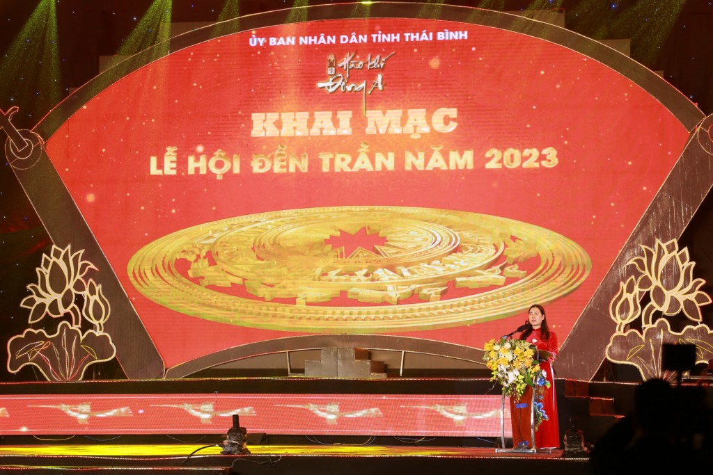 Chính thức khai mạc lễ hội đền Trần tỉnh Thái Bình năm 2023