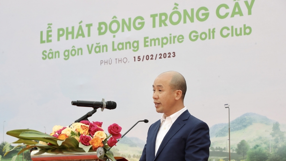 Phát động trồng cây phủ xanh 16ha dự án sân golf tại tỉnh Phú Thọ