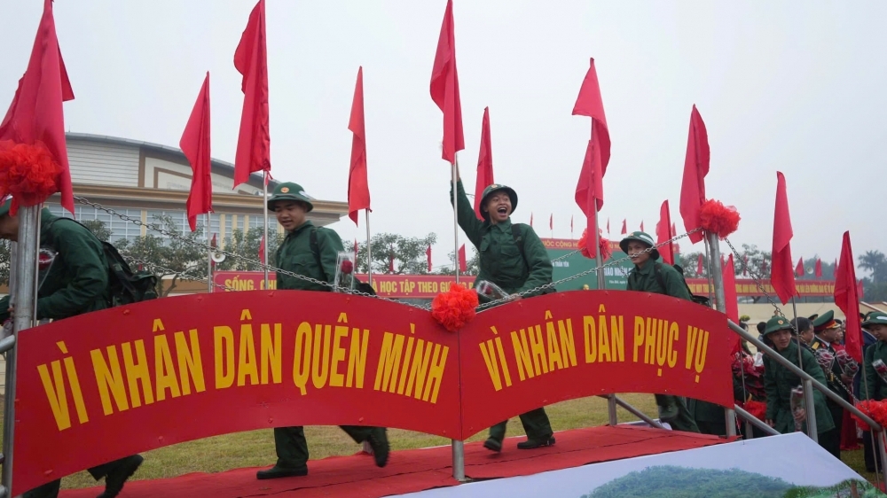 Yên Bái: Gần 1.500 thanh niên ưu tú lên đường nhập ngũ