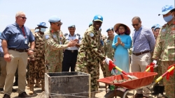 Doanh trại thông minh đầu tiên của Đội Công binh Việt Nam tại căn cứ Highway