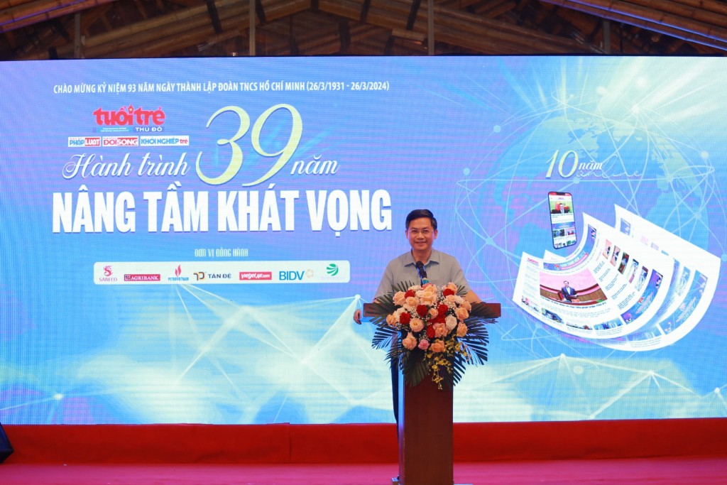 Đồng chí Hà Minh Hải - Phó Chủ tịch UBND thành phố Hà Nội phát biểu chỉ đạo tại buổi lễ