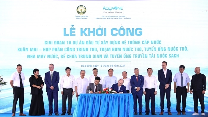 Khởi công Dự án đầu tư xây dựng Hệ thống cấp nước Xuân Mai - Hòa Bình