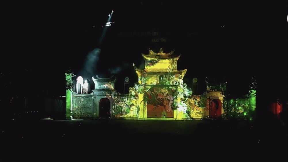 Thành Cổ Loa lung linh dưới công nghệ 3D mapping