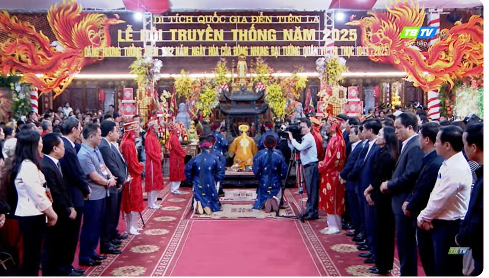 Trang trọng lễ khai hội Tiên La năm 2025 Trang trọng lễ khai hội Tiên La năm 2025