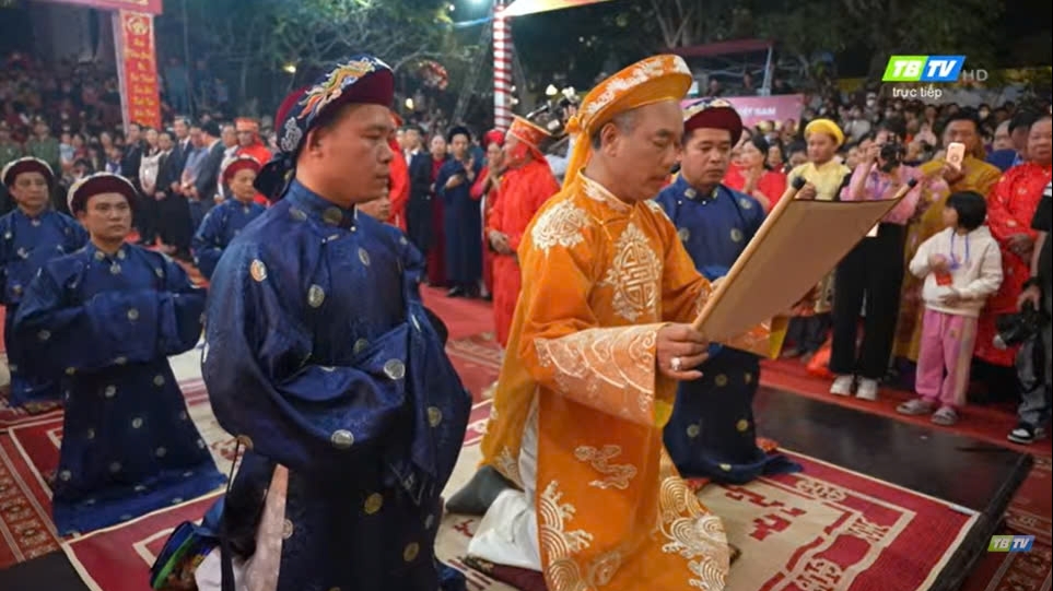 Trang trọng lễ bái yết tại hội Tiên La năm 2025