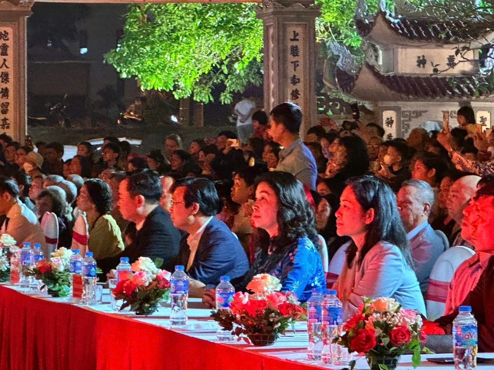 Quận Long Biên: Tưng bừng Lễ đón nhận bằng xếp hạng di tích cấp thành phố