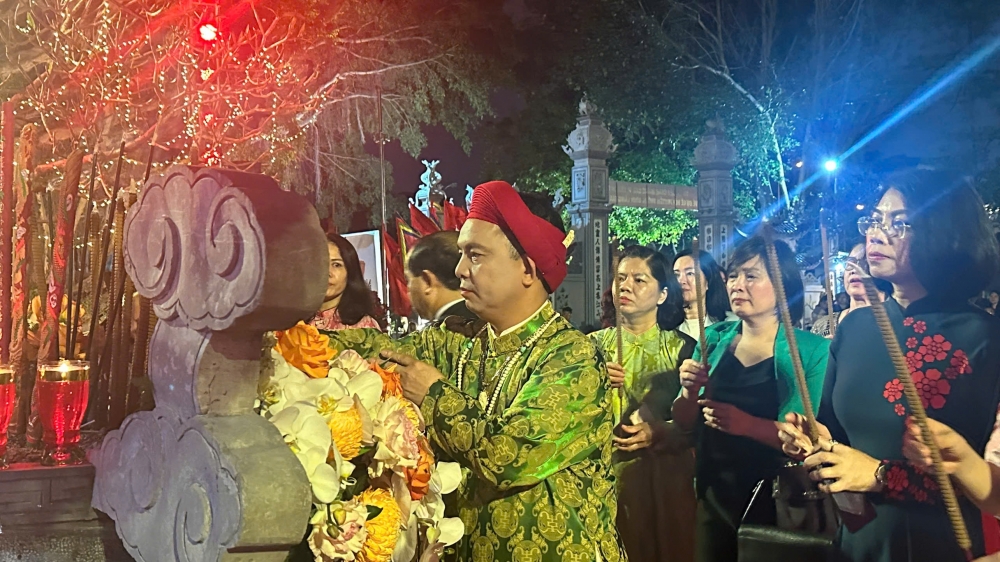 Quận Long Biên: Tưng bừng Lễ đón nhận bằng xếp hạng di tích cấp thành phố