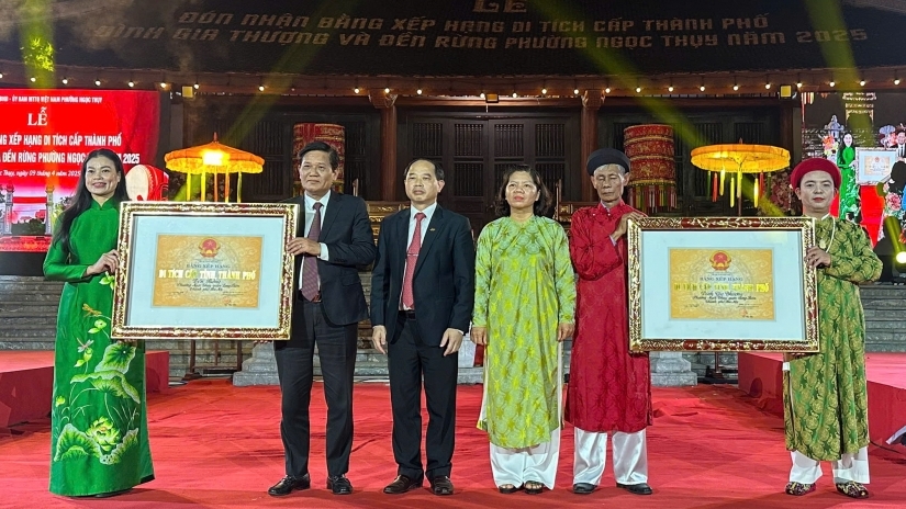Tưng bừng Lễ đón nhận bằng xếp hạng di tích cấp thành phố
