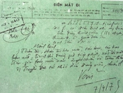 Những bức điện tối khẩn trong thời khắc lịch sử