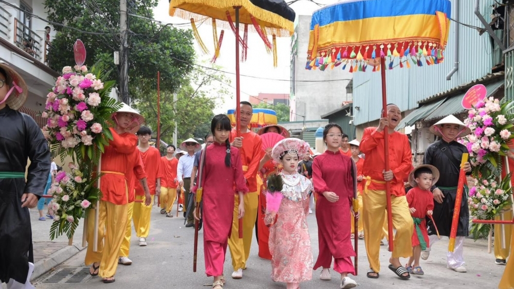 Huyện Gia Lâm phát huy di sản Hội Gióng