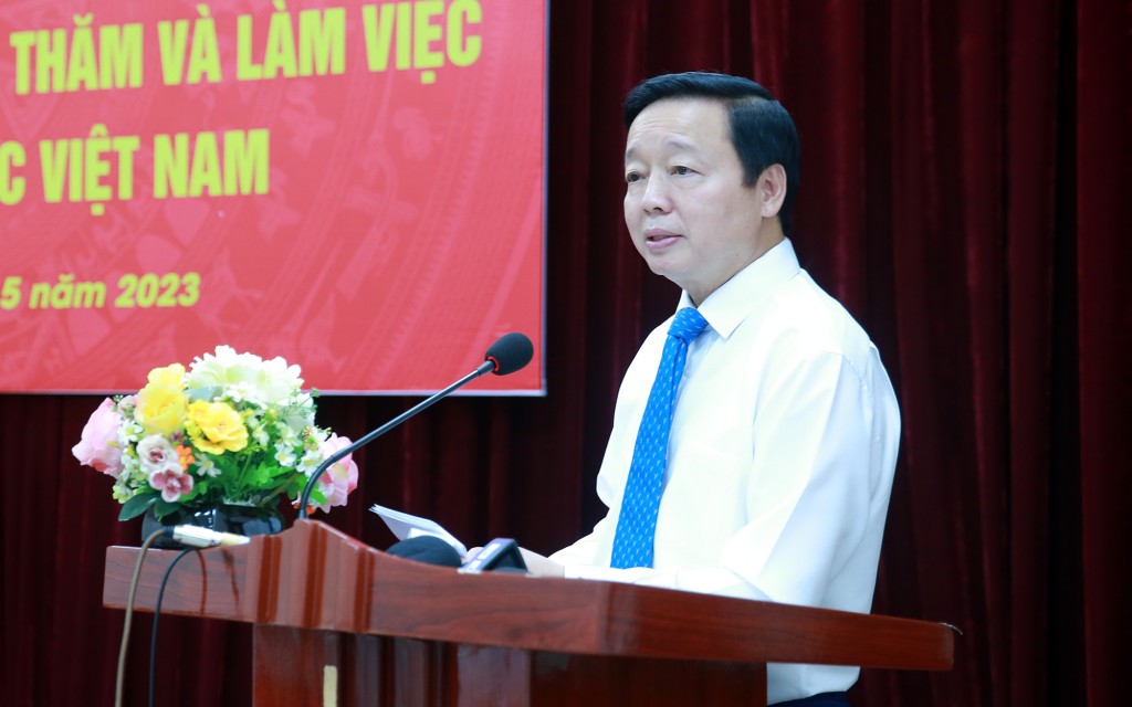 Phó Thủ tướng Trần Hồng Hà: Hội Khuyến học Việt Nam là tổ chức xã hội với trọng trách, sứ mệnh đặc biệt cao cả: liên kết các tổ chức, lực lượng xã hội triển khai hoạt động khuyến học, khuyến tài, thúc đẩy phong trào học tập suốt đời trong nhân dân - Ảnh: VGP/Minh Khôi