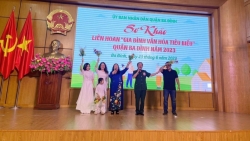 Sơ khảo “Liên hoan gia đình văn hóa tiêu biểu” quận Ba Đình năm 2023