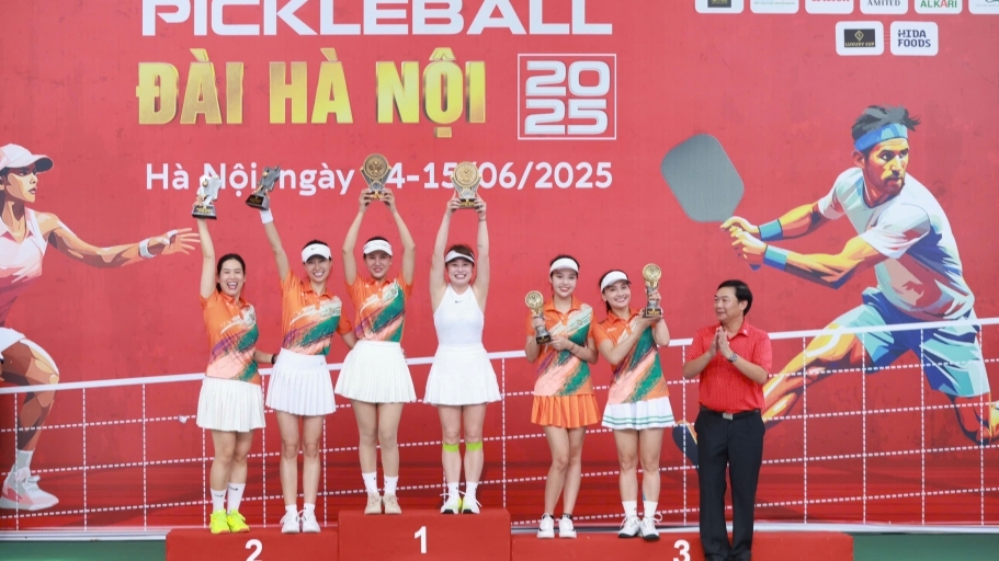 Bế mạc Giải Pickleball Đài Hà Nội 2025