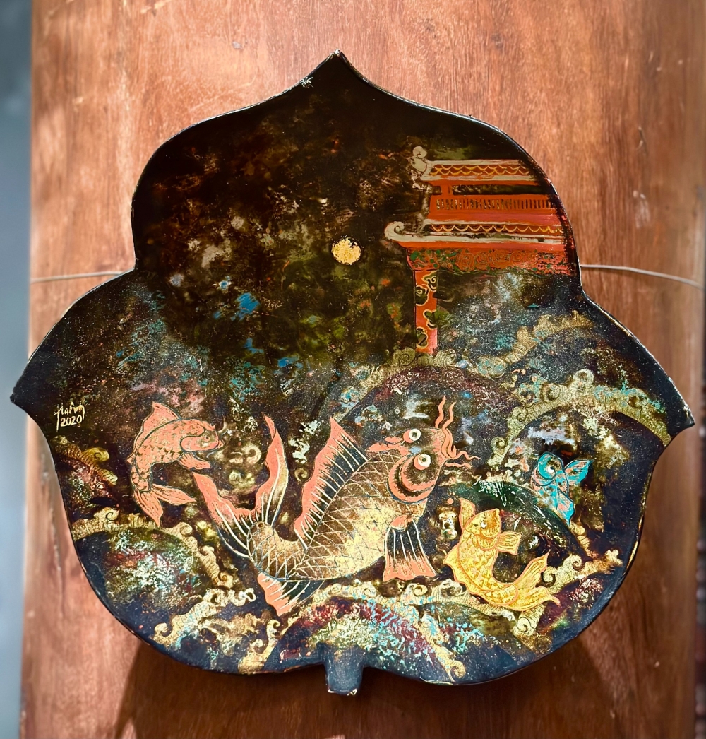 Khai mạc Triển lãm “Đối thoại với dòng tranh dân gian Hàng Trống”