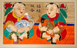 Khai mạc Triển lãm “Đối thoại với dòng tranh dân gian Hàng Trống”