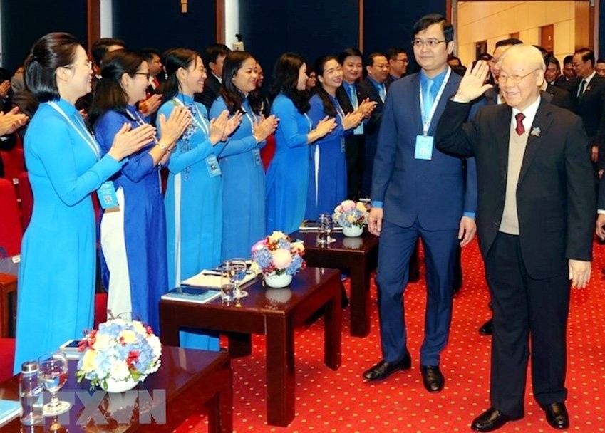 ổng Bí thư Nguyễn Phú Trọng tham dự Đại hội Đoàn toàn quốc lần thứ XII, nhiệm kỳ 2022 – 2027 (Ngày 15/12/2022)