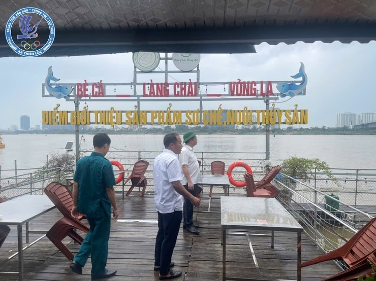 Xã Thiên Lộc: Chủ động ứng phó với cơn bão số 3