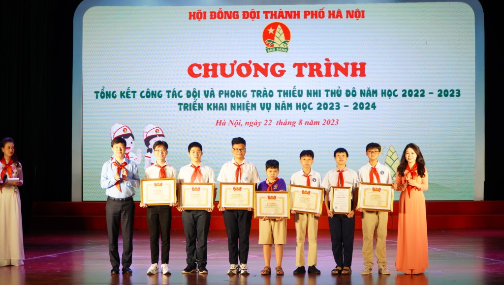 Hội đồng Đội Thủ đô tiếp tục phát huy vai trò tiên phong, xung kích và sáng tạo