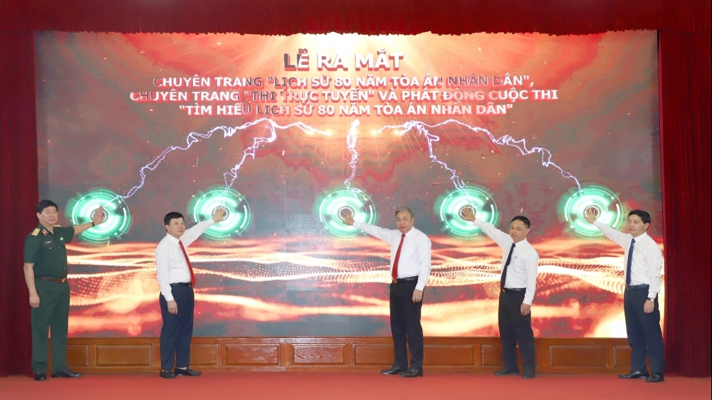 Phát động Cuộc thi "Tìm hiểu lịch sử 80 năm Tòa án nhân dân"