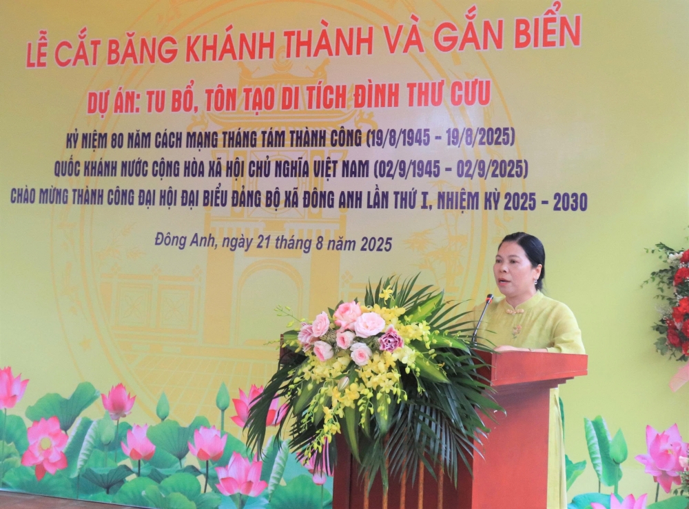Xã Đông Anh: Khởi công, khánh thành 4 công trình trọng điểm