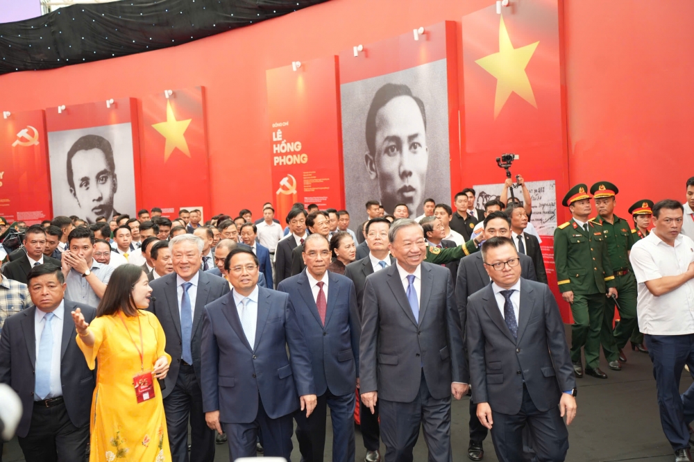 Đoàn đại biểu cấp cao Lào và Campuchia sẽ tham quan triển lãm thành tựu đất nước