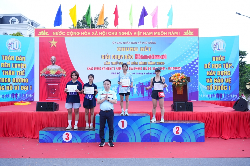 Xã Phù Đổng: Sôi nổi Chung kết Giải chạy Báo Hànộimới mở rộng lần thứ 50