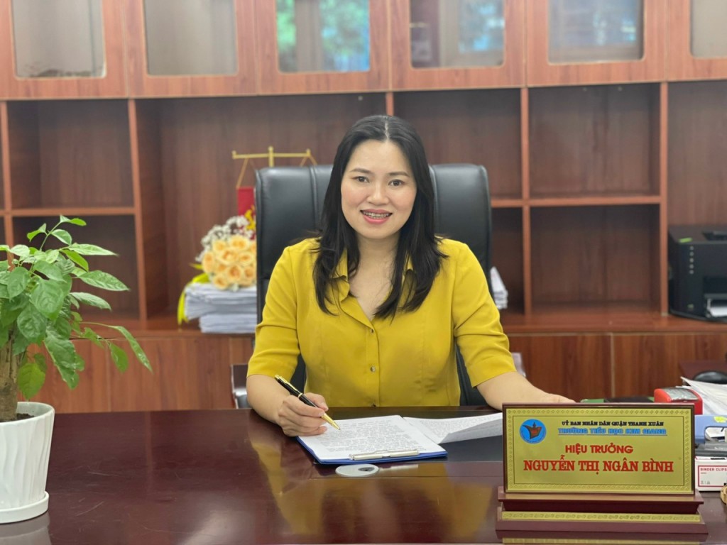 Nữ “thuyền trưởng” tận tâm, giàu lòng nhân ái của Trường Tiểu học Kim Giang