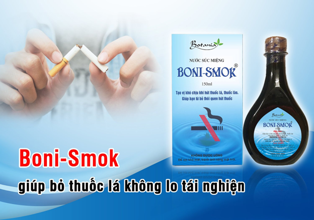 Có Boni Smok, bỏ thuốc lá chưa bao giờ dễ dàng đến thế!