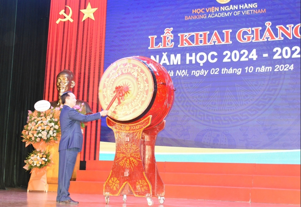 Long trọng lễ khai giảng năm học 2024 - 2025 tại Học viện Ngân hàng