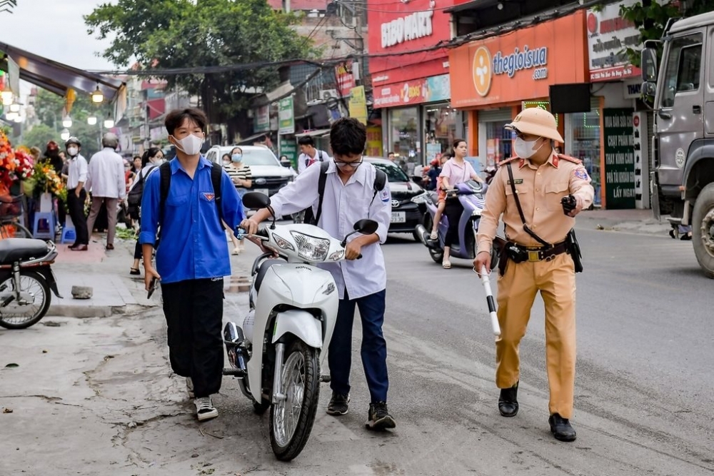 Xử lý hơn 7.600 học sinh vi phạm trật tự an toàn giao thông