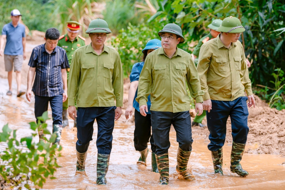 Lãnh đạo tỉnh Lào Cai khẩn trương khắc phục hậu quả mưa lũ