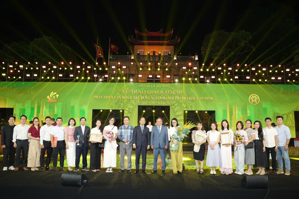 Báo Tuổi trẻ Thủ đô được vinh danh vì những tác phẩm báo chí xuất sắc