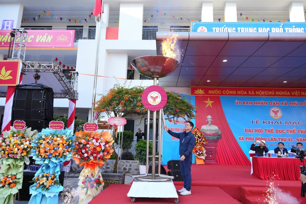 Đại hội Thể dục - Thể thao xã Phù Đổng quy tụ 2500 người tham dự